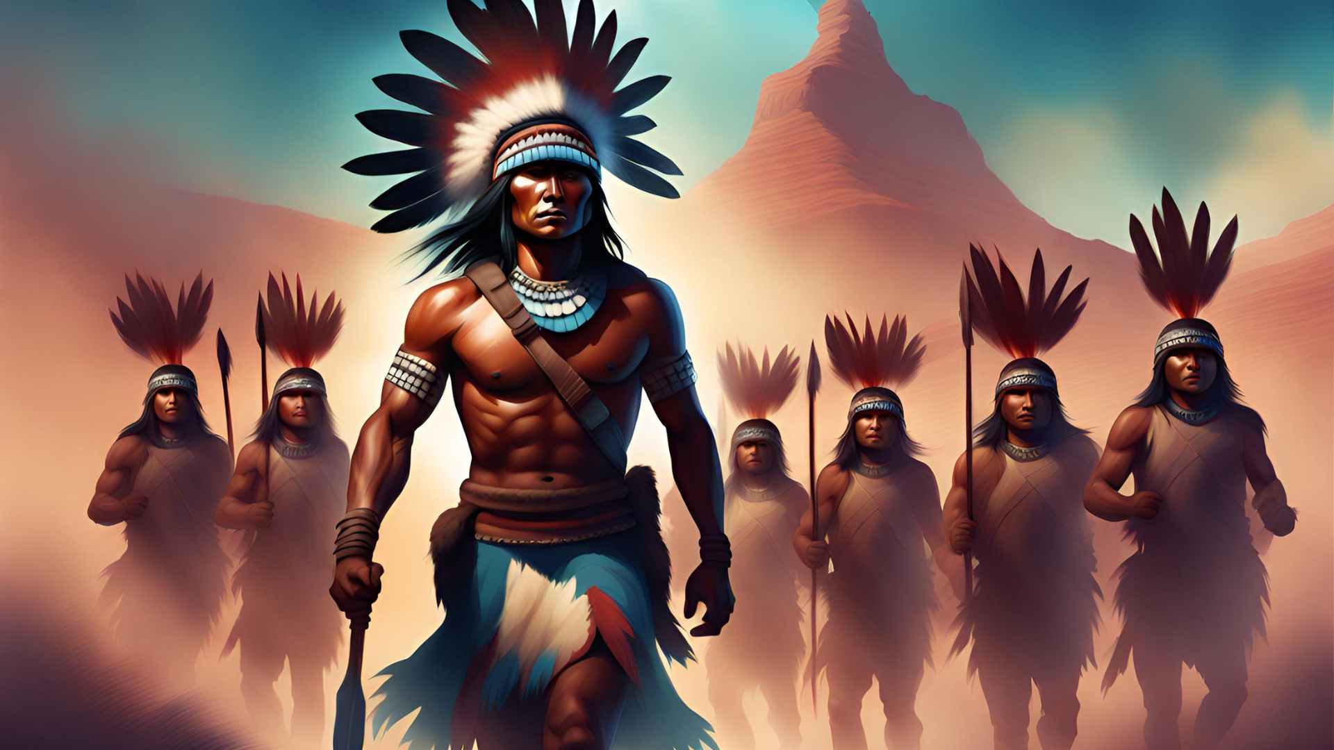 Native Warrior leader